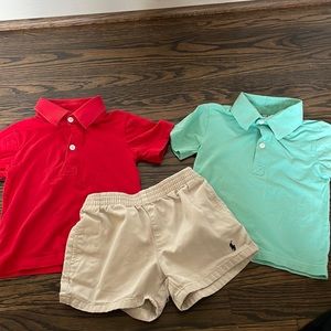Boys smockingbird polo shirts